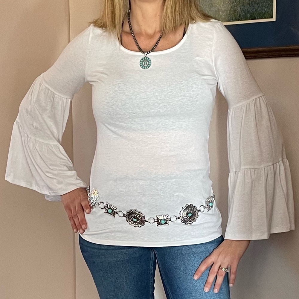 Country Bell Sleeve Top